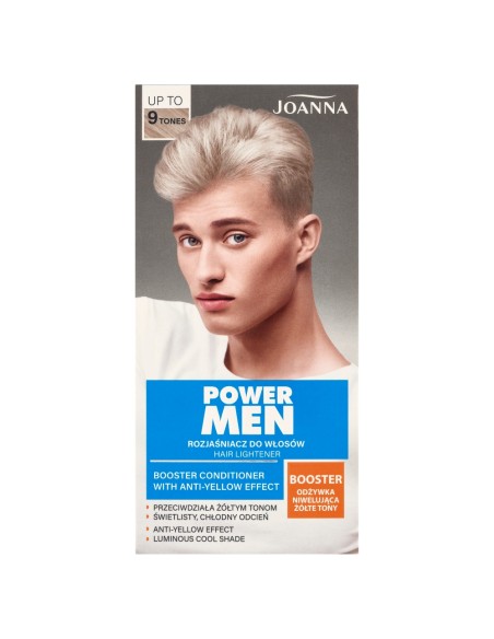 JOANNA POWER MEN Rozjaśniacz do włosów do 9 tonów