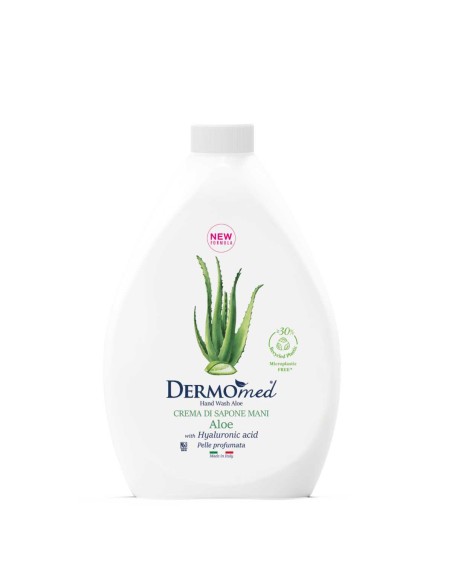 ‌DERMOMED Mydło w płynie ALOE, 1000 ml zapas