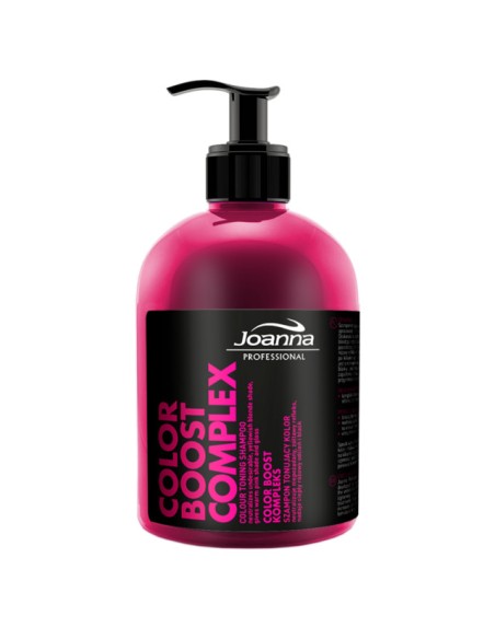 ‌JOANNA PROFESSIONAL Szampon do włosów tonujący-RÓŻOWE ODCIENIE COLOR BOOST COMPLEX, 500 ml