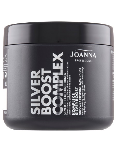 ‌JOANNA PROFESSIONAL Odżywka do włosów eksponująca kolor SILVER BOOST COMPLEX, 500 g