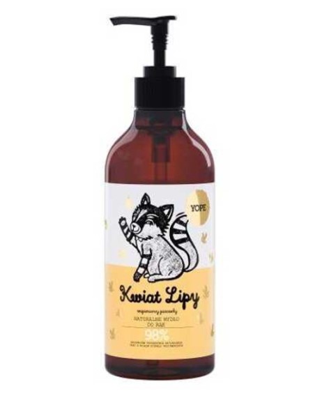 YOPE Mydło w płynie do rąk KWIAT LIPY, 500 ml