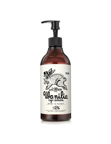 YOPE Mydło w płynie do rąk WANILIA & CYNAMON, 500 ml