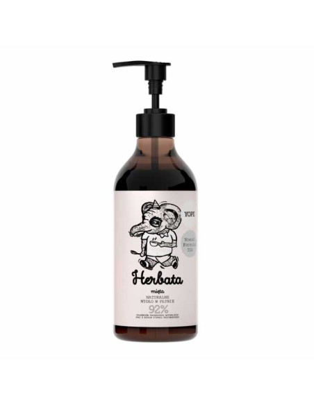 YOPE Mydło w płynie do rąk HERBATA & MIĘTA, 500 ml