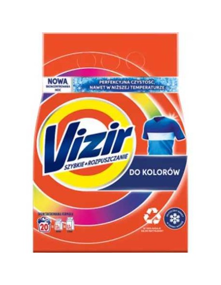 VIZIR Proszek do prania KOLOR 20 prań, 1,10 kg
