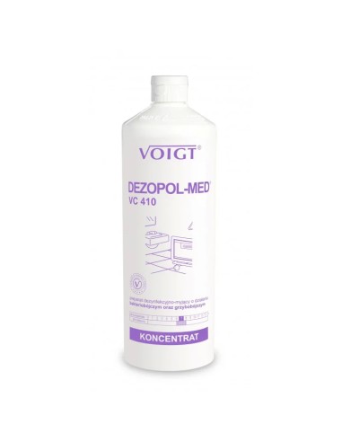VOIGT VC 410 DEZOPOL-MED Środek dezynfekcyjno-myjący o działaniu bakteriobójczym oraz grzybobójczym, 1 l