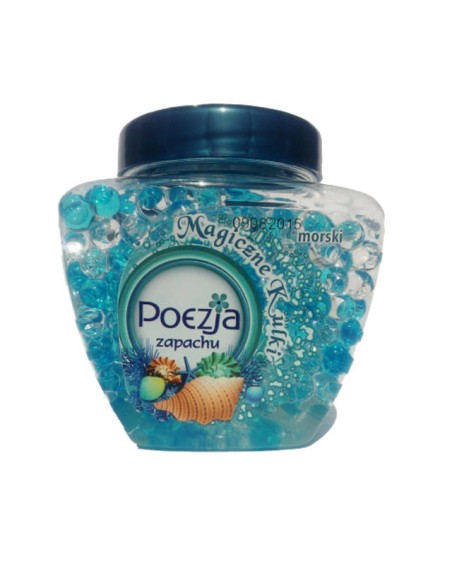 POEZJA MAGICZNE KULKI Odświeżacz w żelu MORSKI,  250 g