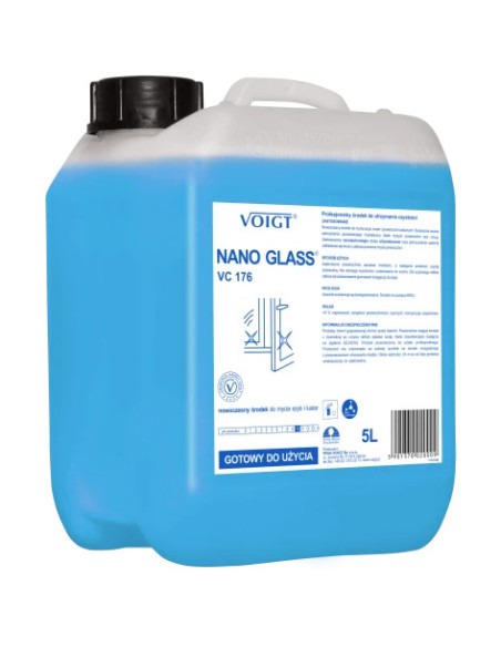 VOIGT VC 176 NANO GLASS Środek do mycia szyb i luster, 5 l