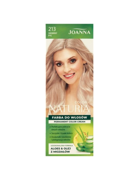 JOANNA NATURIA COLOR Farba do włosów 213 SREBRNY PYŁ