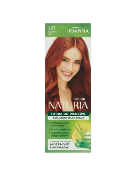 JOANNA NATURIA COLOR Farba do włosów 221 JESIENNY LIŚĆ 