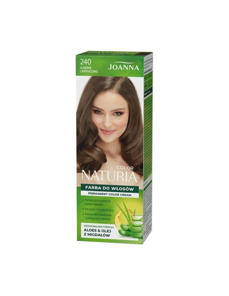 JOANNA NATURIA COLOR Farba do włosów 240 SŁODKIE CAPPUCCINO 