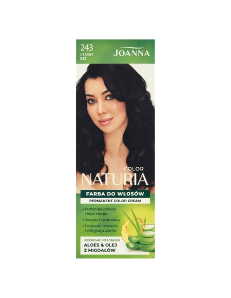 JOANNA NATURIA COLOR Farba do włosów 243 CZARNY BEZ