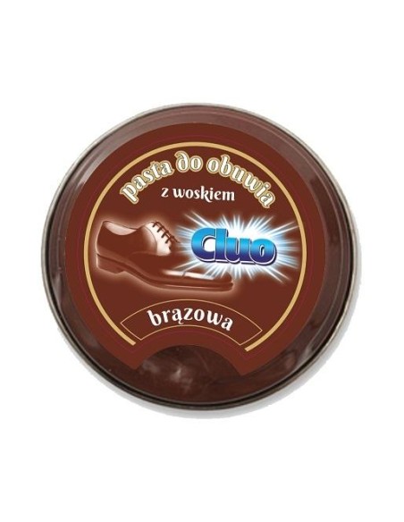 CLUO Pasta do butów w puszce BRĄZOWA, 40 ml 