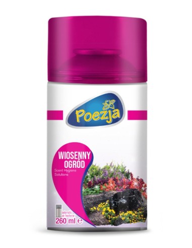 POEZJA Automatyczny odświeżacz powietrza WIOSENNY OGRÓD, 260 ml zapas 