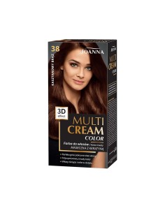 JOANNA MULTI CREAM COLOR Farba do włosów 38 KASZTANOWY BRĄZ
