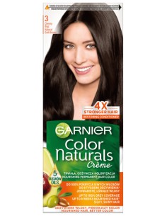 GARNIER COLOR NATURALS Farba do włosów 3 CIEMNY BRĄZ