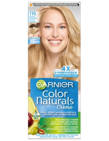 GARNIER COLOR NATURALS Farba do włosów 110 SUPER JASNY NATURALNY BLOND