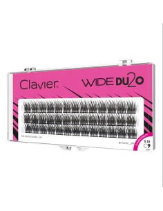 CLAVIER Kępki rzęs WIDE DU2O, 9 mm 