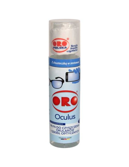 ORO Płyn do mycia okularów i szkieł optycznych Z CHUSTECZKĄ, 125 ml