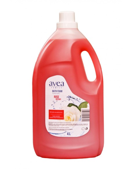 AVEA Płyn do kąpieli RÓŻA, 4 l