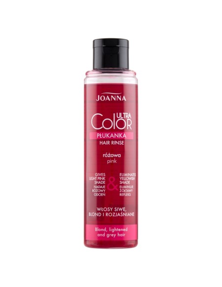 JOANNA ULTRA COLOR Płukanka do włosów RÓŻOWA, 150 ml
