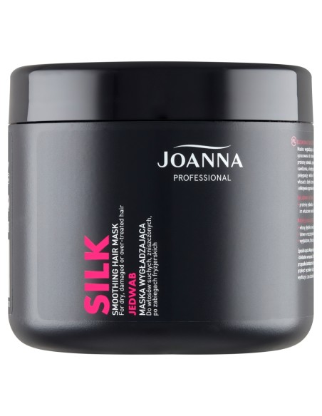 ‌JOANNA PROFESSIONAL Maska do włosów wygładzająca SILK, 500 g