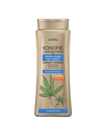 JOANNA KONOPIE Szampon do włosów wypadających WZMACNIAJĄCY, 400 ml