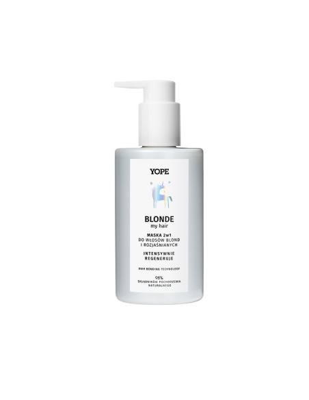 YOPE BLONDE MY HAIR Maska-odżywka do włosów 2w1, 300 ml 