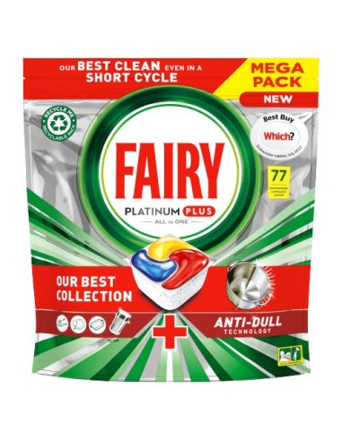 FAIRY PLATINUM PLUS Kapsułki do zmywarki ALLinONE, 77 szt