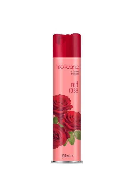 TROPICANA Odświeżacz powietrza w sprayu RED ROSE, 300 ml