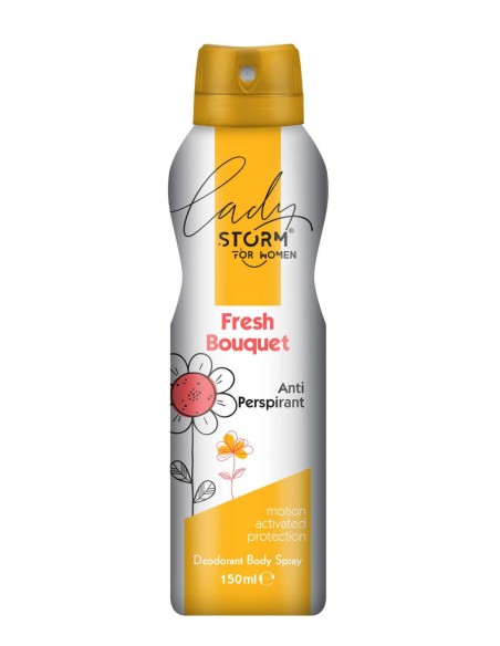 STORM WOMEN Antyperspirant w sprayu FRESH BOUQUET, 150 ml