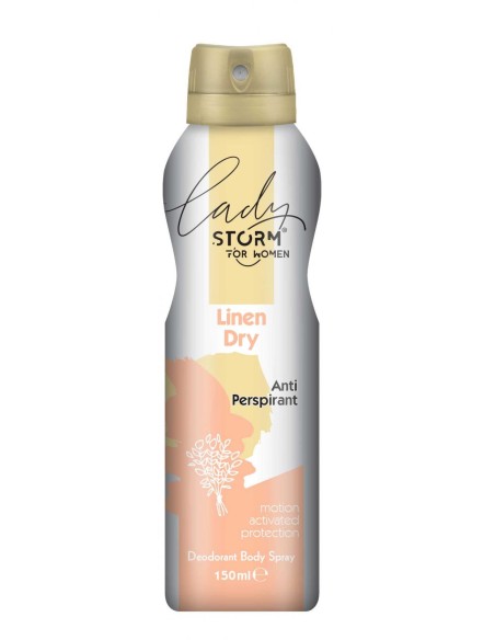 STORM WOMEN Antyperspirant w sprayu LINEN DRY, 150 ml