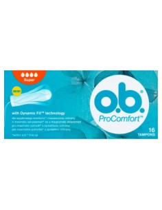 OB PRO COMFORT Tampony SUPER, 16 szt
