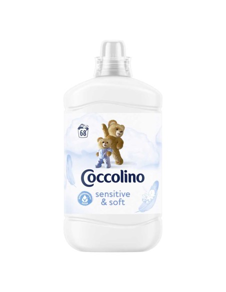 COCCOLINO ULTIMATE CARE Płyn do płukania tkanin SENSITIVE & SOFT 68 płukań, 1,7 l