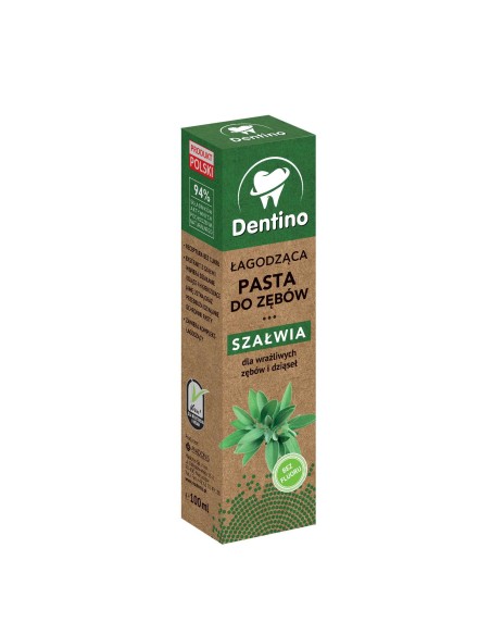 DENTINO Pasta do zębów łagodząca SZAŁWIA, 100 ml 
