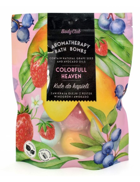 BODY CLUB AROMATHERAPHY Kule do kąpieli 6 szt x 50 g
