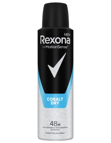 REXONA MEN Antyperspirant w sprayu COBALT DRY, 150 ml