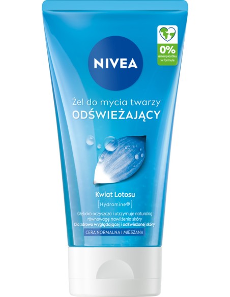NIVEA Żel do mycia twarzy cera normalna i mieszana ODŚWIEŻAJĄCY, 150 ml