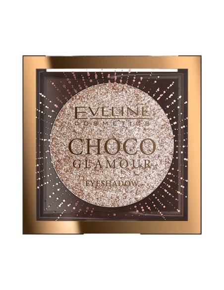 EVELINE CHOCO GLAMOUR Cień do powiek ZŁOTY, 3 g