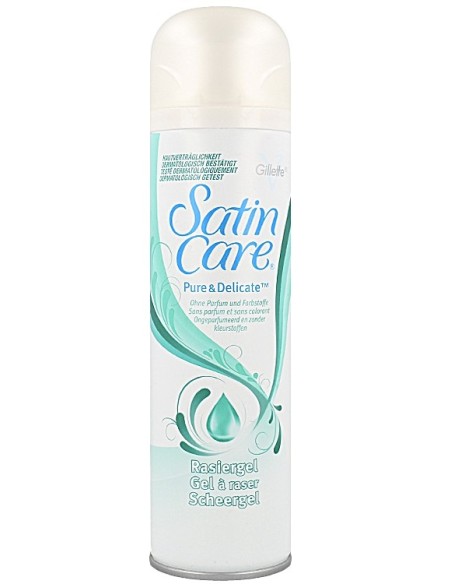 GILLETTE SATIN CARE Żel do depilacji PURE&DELICATE, 200 ml 