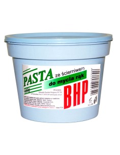 Pasta BHP do mycia rąk ZE ŚCIERNIWEM, 500 g