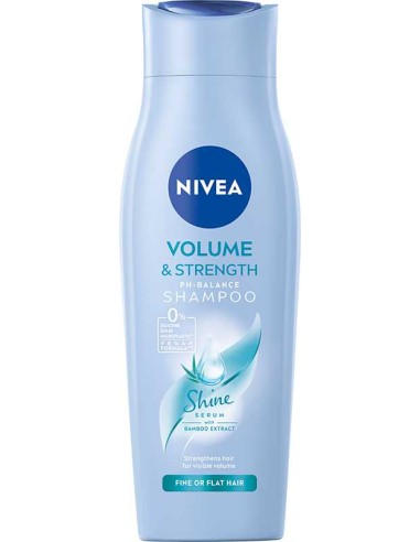 NIVEA VOLUME & STRENGTH Szampon do włosów DODAJĄCY OBJĘTOŚCI, 250 ml