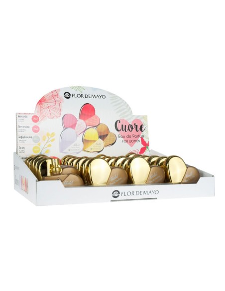 FLOR DE MAYO WOMEN Woda perfumowana SERCE GOLD, 23 x 20 ml