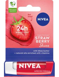 NIVEA Pomadka do ust STRAWBERRY SHINE, 4,8 g