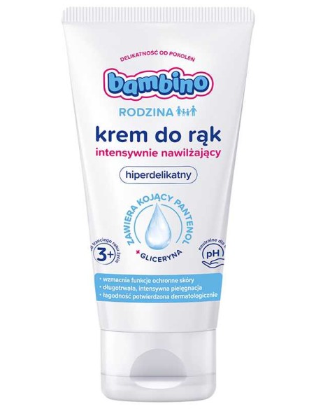 BAMBINO RODZINA Krem do rąk INTENSYWNIE NAWILŻAJĄCY, 75 ml