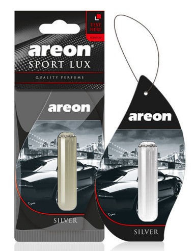 AREON SPORT LUX Odświeżacz zapach do samochodu SILVER LIQUID, 1 szt  