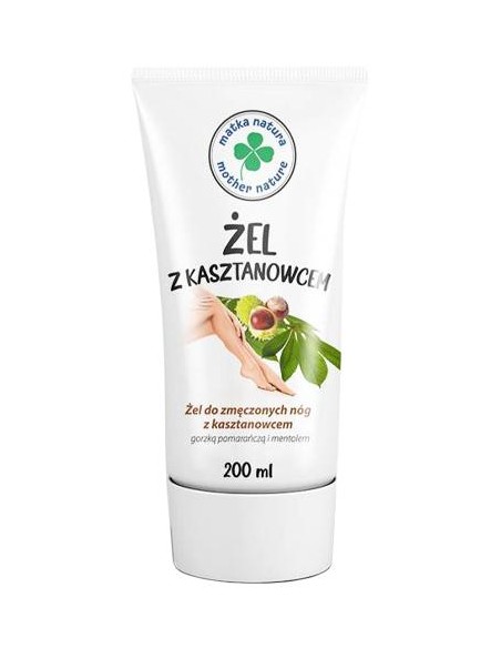 MATKA NATURA Żel do zmęczonych nóg, żylaki Z KASZTANOWCEM, 200 ml 