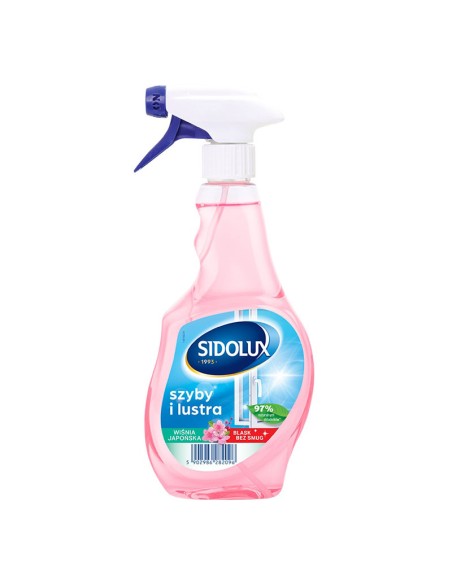 SIDOLUX Płyn do mycia szyb i luster JAPOŃSKA WIŚNIA, 500 ml