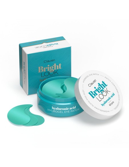 CLAVIER BRIGHT LOOK Płatki pod oczy KWAS HIALURONOWY, 60 szt 