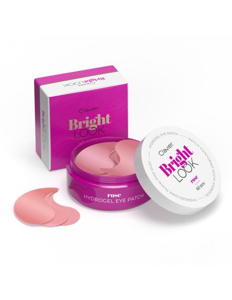 CLAVIER BRIGHT LOOK Płatki pod oczy ROSE, 60 szt 