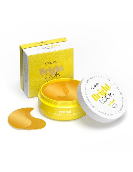 CLAVIER BRIGHT LOOK Płatki pod oczy RETINOL, 60 szt 